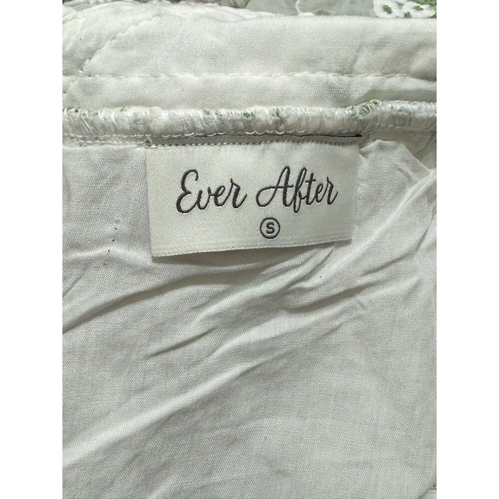 Ever After Women’s S Floral Embroidered Long Sleeve Maxi Dress Cottagecore Flowy - Picture 14 of 16